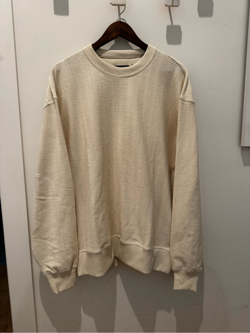 Line Of Trade | NWOT | Men's Ivory “Ranger Shore” Crewneck Sweater | XL